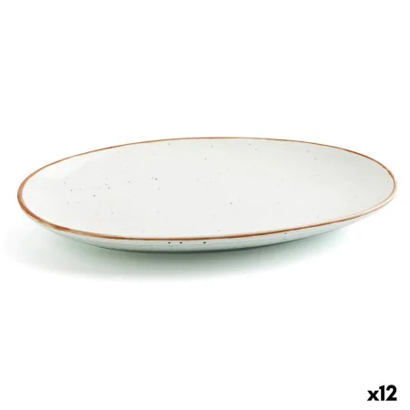 Serving Platter Ariane Terra Oval Ceramic Beige (Ø 26 cm) (12 Units) by Ariane, Plates and dishes - Ref: S2707965, Price: 170...