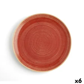 Plato Llano Ariane Terra Cerámica Rojo (Ø 29 cm) (6 Unidades) de Ariane, Platos y fuentes - Ref: S2707977, Precio: 85,43 €, D...