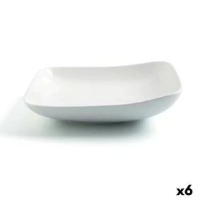 Assiette creuse Ariane Vital Carré Céramique Blanc (Ø 21 cm) (6 Unités) de Ariane, Plats et plateaux - Réf : S2707983, Prix :...