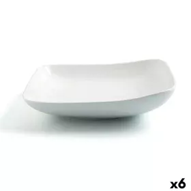 Piatto Fondo Ariane Vital Quadrato Ceramica Bianco (Ø 21 cm) (6 Unità) di Ariane, Piatti e teglie - Rif: S2707983, Prezzo: 29...