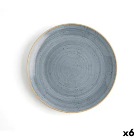 Flat plate Ariane Terra Ceramic Blue (24 cm) (6 Units) by Ariane, Plates and dishes - Ref: S2707991, Price: 42,79 €, Discount: %