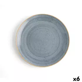 Plato Llano Ariane Terra Cerámica Azul (24 cm) (6 Unidades) de Ariane, Platos y fuentes - Ref: S2707991, Precio: 42,79 €, Des...