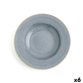 Plato Hondo Ariane Terra Cerámica Azul (Ø 26 cm) (6 Unidades) de Ariane, Platos y fuentes - Ref: S2708001, Precio: 59,45 €, D...