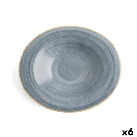 Prato Fundo Ariane Terra Cerâmica Azul (Ø 29 cm) (6 Unidades) de Ariane, Pratos e fontes - Ref: S2708004, Preço: 114,50 €, De...