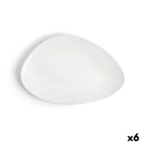 Piatto da pranzo Ariane Antracita Triangolare Bianco Ceramica Ø 29 cm (6 Unità) di Ariane, Piatti e teglie - Rif: S2708013, P...