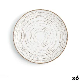 Assiette plate Ariane Tornado Céramique Bicolore (24 cm) (6 Unités) de Ariane, Plats et plateaux - Réf : S2708024, Prix : 42,...