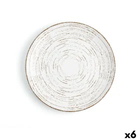 Assiette plate Ariane Tornado Céramique Bicolore (Ø 27 cm) (6 Unités) de Ariane, Plats et plateaux - Réf : S2708025, Prix : 6...