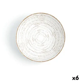 Assiette creuse Ariane Tornado Céramique Bicolore (Ø 21 cm) (6 Unités) de Ariane, Plats et plateaux - Réf : S2708027, Prix : ...