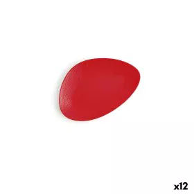 Piatto da pranzo Ariane Antracita Triangolare Rosso Ceramica Ø 21 cm (12 Unità) di Ariane, Piatti e teglie - Rif: S2708043, P...