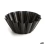 Stampo per Budino Quid Sweet Grey Nero Metallo Ø 14 cm (12 Unità) di Quid, Stampi per torte e pan di spagna - Rif: S2708123, ...