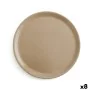 Flat Plate Anaflor Barro Anaflor Beige Baked clay Ø 31 cm Meat (8 Units) by Anaflor, Plates and dishes - Ref: S2708165, Price...