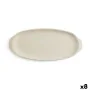 Vassoio per aperitivi Quid Mineral Gres Beige Ceramica 13 x 30,5 cm (8 Unità) di Quid, Piatti e teglie - Rif: S2708273, Prezz...