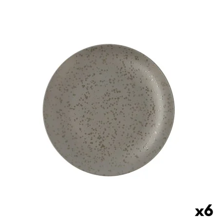 Flat plate Ariane Oxide Ceramic Grey (Ø 24 cm) (6 Units) by Ariane, Plates and dishes - Ref: S2708360, Price: 39,23 €, Discou...