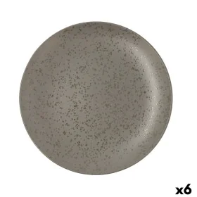 Flat plate Ariane Oxide Ceramic Grey (Ø 31 cm) (6 Units) by Ariane, Plates and dishes - Ref: S2708362, Price: 80,30 €, Discou...