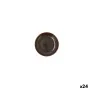 Flat plate Ariane Decor Ceramic Brown (10 cm) (24 Units) by Ariane, Plates and dishes - Ref: S2708601, Price: 57,95 €, Discou...