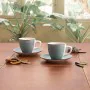 Set di Tazze e Piatti Quid Vita Morning Azzurro Ceramica (4 Pezzi) (6 Unità) di Quid, Tazze - Rif: S2708709, Prezzo: 49,89 €,...