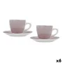 Set di Tazze e Piatti Quid Vita Morning Rosa Ceramica (4 Pezzi) (6 Unità) di Quid, Tazze - Rif: S2708710, Prezzo: 52,68 €, Sc...