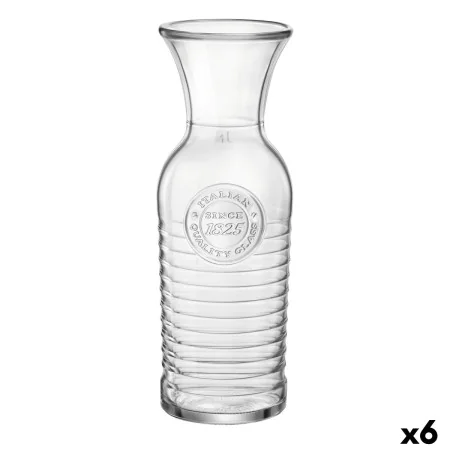 Bottle Bormioli Rocco Officina Transparent Glass (1 L) (6 Units) by Bormioli Rocco, Sake Pots & Sets - Ref: S2708760, Price: ...