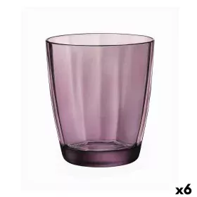 Vaso Bormioli Rocco Pulsar Morado Vidrio 390 ml (6 Unidades) (Pack 6x) de Bormioli Rocco, Vasos de agua y de whisky - Ref: S2...