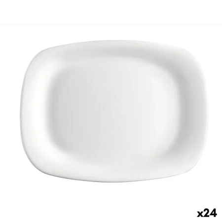 Fuente de Cocina Bormioli Rocco Parma Rectangular Blanco Vidrio 20 x 28 cm (24 Unidades) de Bormioli Rocco, Platos y fuentes ...