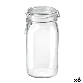 Récipient de Conservation des Aliments Bormioli Rocco fido Transparent verre (1,5 L) (6 Unités) de Bormioli Rocco, Bocaux her...