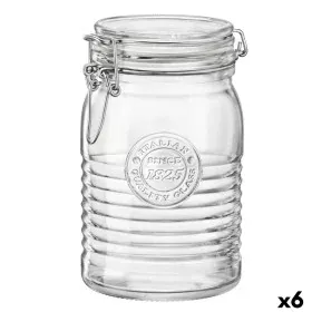 Food Preservation Container Bormioli Rocco Officina Transparent Glass (6 Units) (1,15 L) by Bormioli Rocco, Airtight jars and...