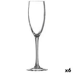 Champagne glass Luminarc La Cave Transparent Glass (160 ml) (6 Units) by Luminarc, Champagne flute - Ref: S2708881, Price: 16...