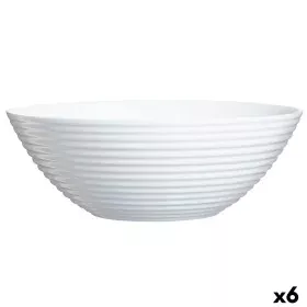 Salad Bowl Luminarc Harena White Glass (Ø 27,3 cm) (6 Units) by Luminarc, Bowls and large cups - Ref: S2708905, Price: 31,40 ...