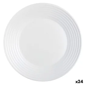 Bajo Plato Luminarc Harena Blanco Vidrio (Ø 27 cm) (24 Unidades) de Luminarc, Platos y fuentes - Ref: S2708910, Precio: 47,96...