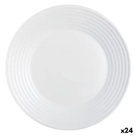 Sousplat Luminarc Harena Branco Vidro (Ø 27 cm) (24 Unidades) de Luminarc, Pratos e fontes - Ref: S2708910, Preço: 47,96 €, D...