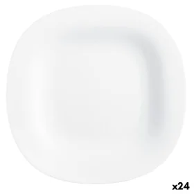 Dessert dish Luminarc Carine White Glass (19 cm) (24 Units) by Luminarc, Plates and dishes - Ref: S2708939, Price: 53,34 €, D...