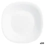 Plato Hondo Luminarc Carine Blanco Vidrio (Ø 23,5 cm) (24 Unidades) de Luminarc, Platos y fuentes - Ref: S2708945, Precio: 55...