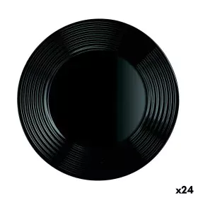 Plato Llano Luminarc Harena Negro Vidrio (25 cm) (24 Unidades) de Luminarc, Platos y fuentes - Ref: S2708983, Precio: 33,77 €...