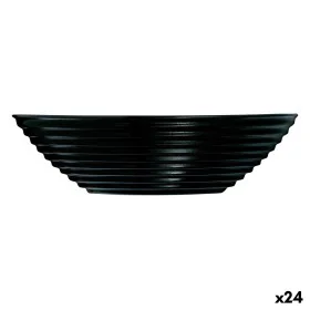 Bowl Luminarc Harena Negro Black Glass 16 cm (24 Units) by Luminarc, Bowls and large cups - Ref: S2708984, Price: 33,77 €, Di...