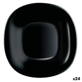 Dessert dish Luminarc Carine Black Glass (19 cm) (24 Units) by Luminarc, Plates and dishes - Ref: S2709013, Price: 53,34 €, D...