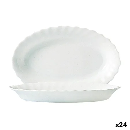 Serving Platter Luminarc Trianon White Glass (22 cm) (24 Units) by Luminarc, Plates and dishes - Ref: S2709042, Price: 47,82 ...