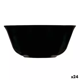 Bowl Luminarc Carine Negro Black Glass 12 cm Multi-use (24 Units) by Luminarc, Bowls and large cups - Ref: S2709057, Price: 5...