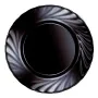 Prato de Sobremesa Luminarc Trianon Preto Vidro (Ø 19,5 cm) (24 Unidades) de Luminarc, Pratos e fontes - Ref: S2709058, Preço...