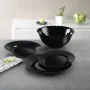 Dessert dish Luminarc Trianon Black Glass (Ø 19,5 cm) (24 Units) by Luminarc, Plates and dishes - Ref: S2709058, Price: 36,46...