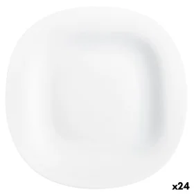 Flat plate Luminarc Carine White Glass (Ø 26 cm) (24 Units) by Luminarc, Plates and dishes - Ref: S2709061, Price: 55,26 €, D...