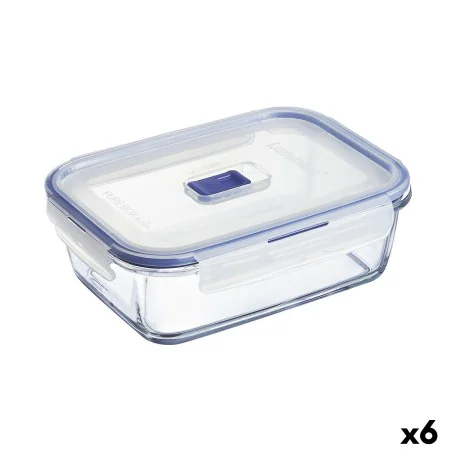 Boîte à lunch hermétique Luminarc Pure Box Active 19 x 13 cm 1,22 L Bicolore verre (6 Unités) de Luminarc, Stockage des alime...