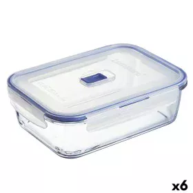 Porta pranzo Ermetico Luminarc Pure Box Active 22 x 16 cm 1,97 l Bicolore Vetro (6 Unità) di Luminarc, Conservazione di alime...