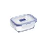 Hermetic Lunch Box Luminarc Pure Box Active 380 ml 12 x 9 cm Bicoloured Glass (6 Units) by Luminarc, Food storage - Ref: S270...