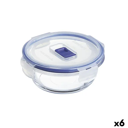 Hermetic Lunch Box Luminarc Pure Box Active 420 ml 12 x 5 cm Bicoloured Glass (6 Units) by Luminarc, Food storage - Ref: S270...