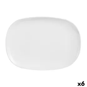 Recipiente de Cozinha Luminarc Sweet Line Retangular Branco Vidro 35 x 24 cm (6 Unidades) de Luminarc, Pratos e fontes - Ref:...