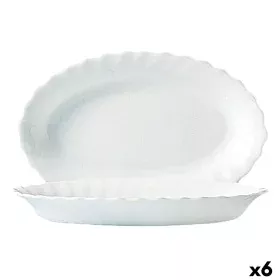 Plat à Gratin Luminarc Trianon Blanc verre (Ø 35 cm) (6 Unités) de Luminarc, Plats et plateaux - Réf : S2709182, Prix : 28,25...