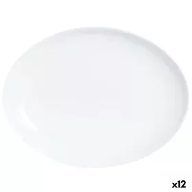 Fuente de Cocina Luminarc Diwali Ovalado Blanco Vidrio (33 x 25 cm) (12 Unidades) de Luminarc, Platos y fuentes - Ref: S27092...