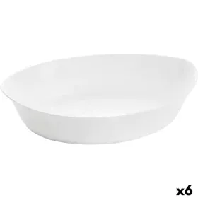 Recipiente de Cozinha Luminarc Smart Cuisine Oval 32 x 20 cm Branco Vidro (6 Unidades) de Luminarc, Pratos e fontes - Ref: S2...