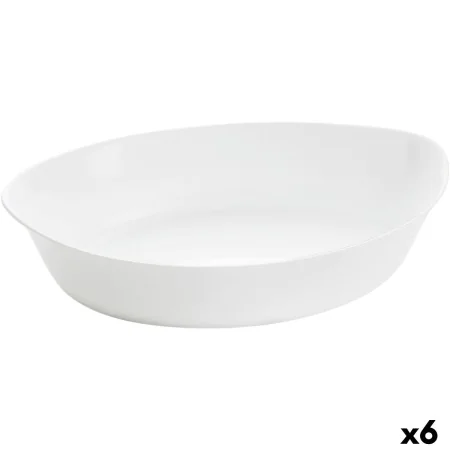 Fuente de Cocina Luminarc Smart Cuisine Ovalado 32 x 20 cm Blanco Vidrio (6 Unidades) de Luminarc, Platos y fuentes - Ref: S2...