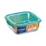 Fiambrera Cuadrada con Tapa Luminarc Keep'n Lagon 760 ml 13 x 6 cm Turquesa Vidrio (6 Unidades) de Luminarc, Almacenamiento d...